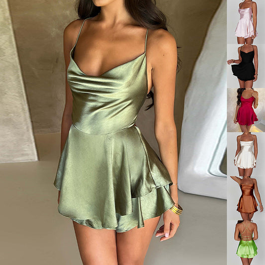Élégance|Robe Satinée