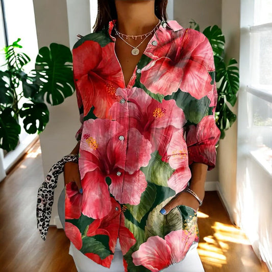Anie™ | Blouse Vintage Élégante en Imprimé Floral