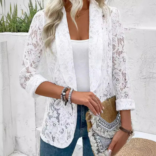 Hazel™ | Blazer en Dentelle Élégant